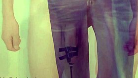 guy works out his huge cock with real weights for length and girth gains