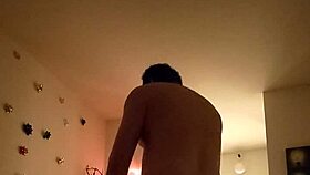 hard pounding sexy asian babe's tight hole in my home