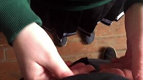 18yo latina student soaks panties with milk in abandoned house amateur clip