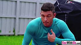 slutty petite teen sneaks in and seduces with blowjob and hardcore fuck!