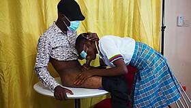 raw dick sucker gags deepthroat on throbbing monster cock nonstop