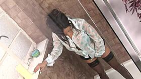 Romana shares steamy shower pantyhose pov encounter first time