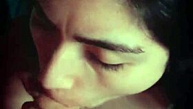 glasses slut delivers excellent homemade blowjobs