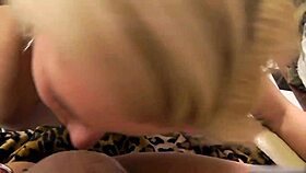 Curious teen rims huge cock before massive facial cumshot