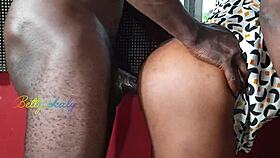 Curvy amateur bends over for big black cock slamming her juicy pussy from every angle