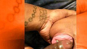 Keyzz Strokes Delivers DEEPTHROAT Action with BIG BLACK COCK and FACIAL Finish