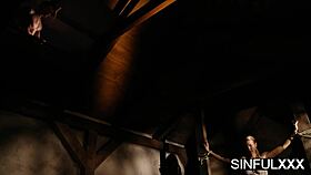 lyanna nilsson bound sweat fest with charlie dean!