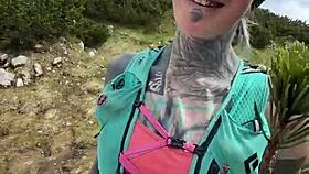 i made a steamy sex tape high up on the mountain top