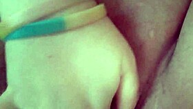 Chubby Fat Girl Intriguingly Plays with Her Tight Wet Pussy