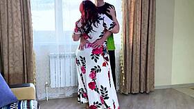 stepmom joins stepsons for steamy evening fuck session