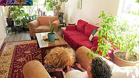 bbw milf tempts stud to pound her curves and creampie deep