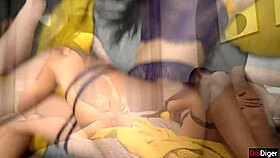 swingers swap wives at home party babe bent over fucked rough cum covered tits pov