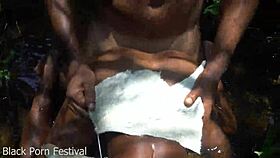 journalist in africa ditches docs to bang skinny ebony tribe girls hard