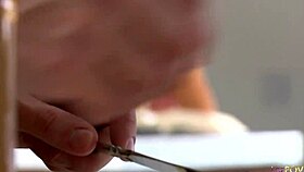 i confessed to my therapist about fingering that cute long-haired blonde's shaved pussy in our steamy lesbian scissoring session