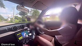 Skinny student bends for creampie in hotel.