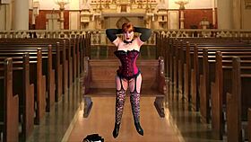 Gilf nun Mary Carmen deepthroats cock as heretical slut