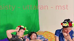 teen seduces roommate for desi threesome wet pussy fuck