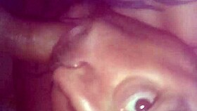 sucking that huge shemale cock deep 😍💦 monster deepthroat action