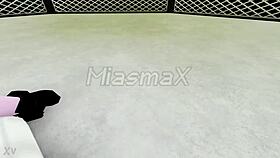 woman trapped in cage unleashes wild farts part one