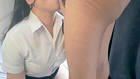 Wow Chubby Asian Student Huge Pussy Craves Hard Fuck!