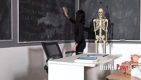 milf teacher valentina nappi used rough by horny student cock