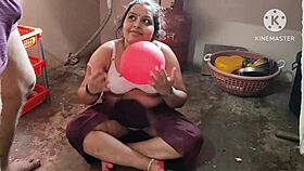 desi bhabhi bends for neighbor's big cock doggystyle pounding