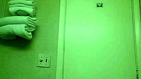 watching this sexy shemale striptease in panties gets me so hard