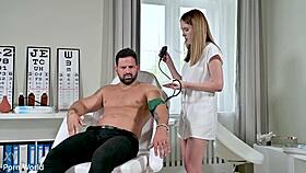 Nympho nurse una fairy begs for big dp pounding!