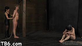 femdom couple competes in hardcore blowjob sucking contest on tight pussy