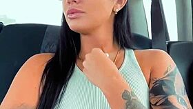 russian slut fingers pussy wildly on cam till she explodes!