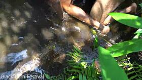 journalist in africa ditches docs to bang skinny ebony tribe girls hard