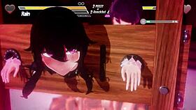 hey check out this hot lesbian fingering and assfucking battle round four