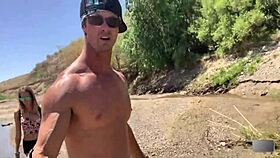 Blonde Bombshell Takes Monster Cock Mud-Fucking Frenzy!