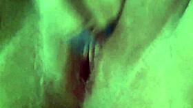 Chubby Fat Girl Intriguingly Plays with Her Tight Wet Pussy