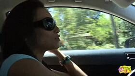 Beautiful Brunette Babe Visits Friend for PUSSY LICKING and Fingering Frenzy!