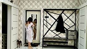 Angie Elif pounds her chubby pussy in hot solo masturbation frenzy