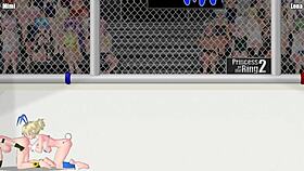 PRINCESS RING 2 MIMI VS RENA LESBIAN WRESTLING CLASH!