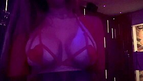 hot milf artemisia love teases in micro bikini heels