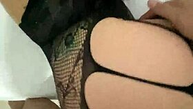 BIG ASS MATURE IN LINGERIE CRAVES YOUR HOT CUMSHOT!