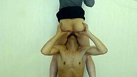 Slave's Clit Licking Probation Day 4 Orgasm!