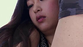 Japanese Teen's Hairy Pussy Creampied Uncensored