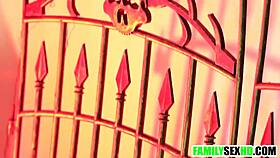 Halloween Group Orgy with Toys and Hardcore Action