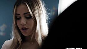 Latina 18+ pounded roughly by mature boss big cock