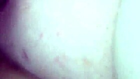 Creamy pussy overflows with hot cum load