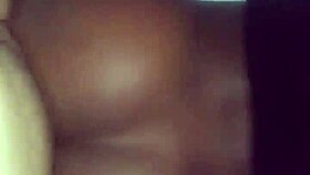 Black Couple's Bent-Over Doggystyle Fills Her with Passionate Desire