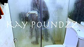 amateur couple pounds hard in steamy shower spray