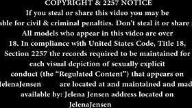 Jelena Jensen Rams Dildo Vibrator Deep in Anal Pussy Solo Masturbation