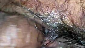 Thick hairy pussy babe craves dick with juicy wet nipples exposed 🔥🍆