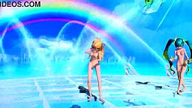 Hatsune Miku and Rin's Hidden Nude Mod Tease