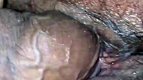 Thick hairy pussy babe craves dick with juicy wet nipples exposed 🔥🍆